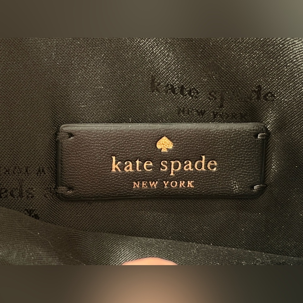kate spade Lena Crossbody bag in Black Pebbled Leather with Gold Hardware - Picture 5 of 13